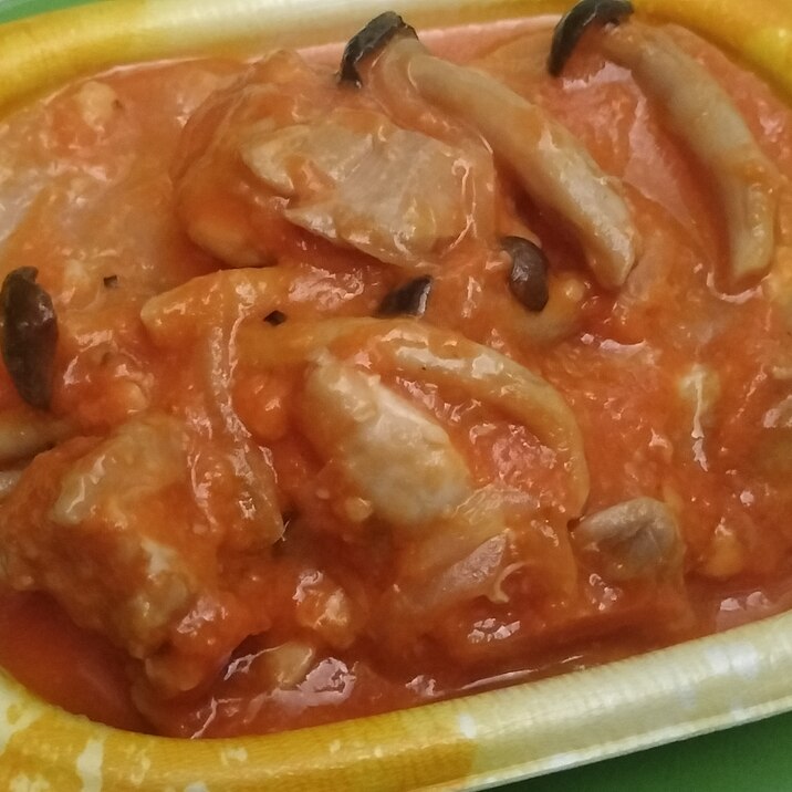 炊飯器で簡単作り置き♪鶏もも肉の野菜ジュース煮込